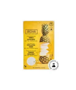 IROHA NATURE Tónico Exfoliante Discos Pina 10 Und.| Tónico Facial