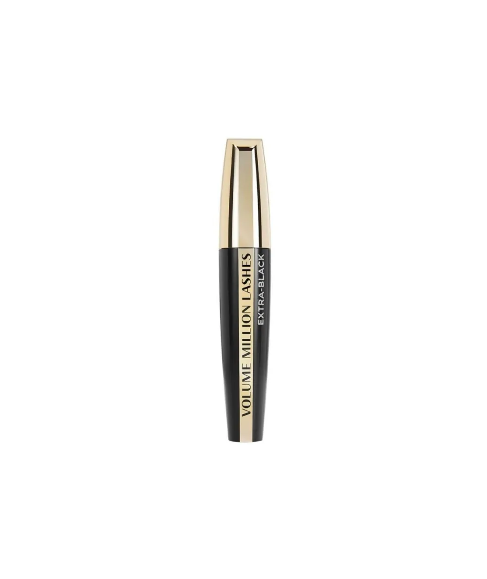 L'OREAL COLOR Volume Millon Lashes Extra Black Máscara Volumen Limpio 10.7 Ml| Máscara Pestañas